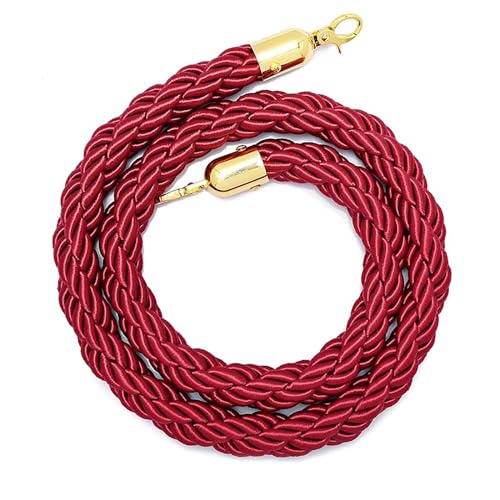 Corde de barrière pour stopper les accès interdits, cordon rouge robuste