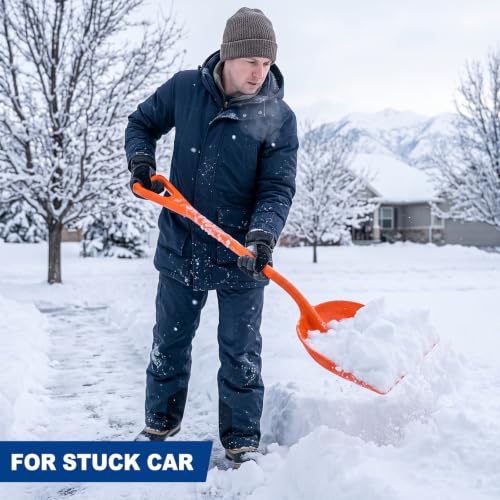 Frienda 6 Pcs Plastic Snow Shovel Large Scoop Shovel, Multicolor by Frienda - Used condition - Image 5