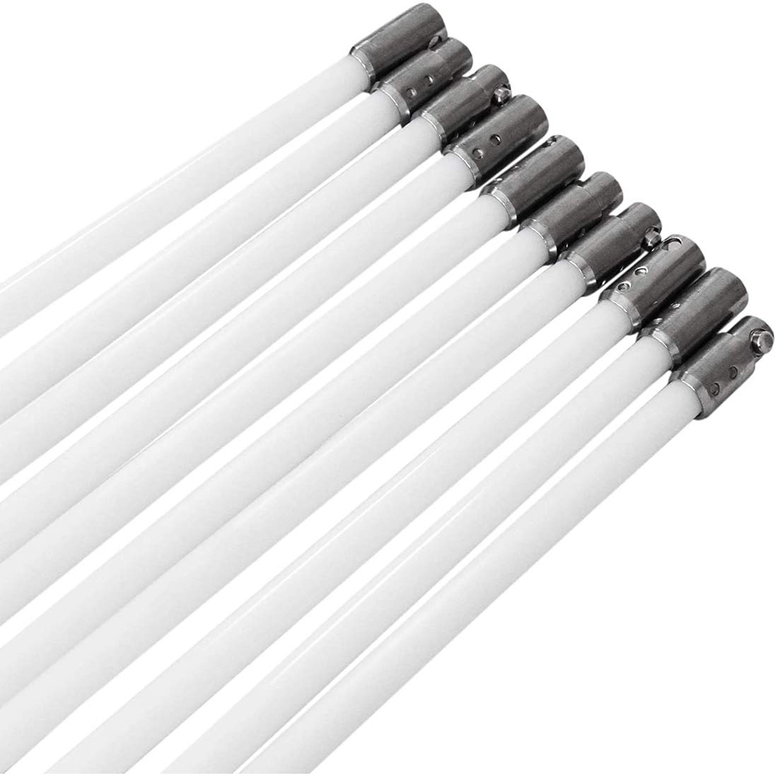 FAXIOAWA Set di Spazzole per Pulizia del Camino, Trapano per Canna Fumaria Professionale, Set Fai da Te E Accessori, Facile da Usare,10 Rod