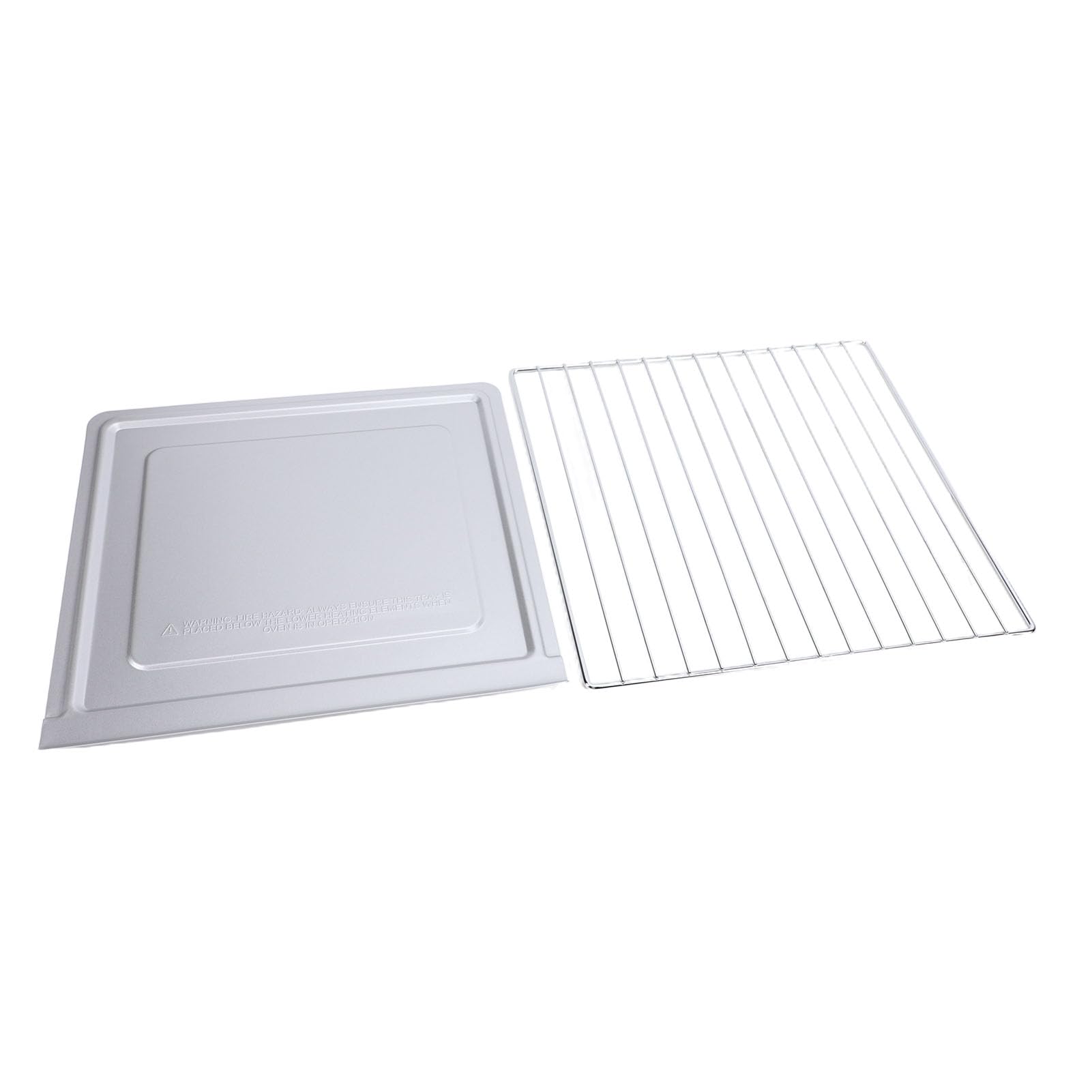 Cryfokt Plateau de Cuisson en Acier Inoxydable et Grille pour Four, avec