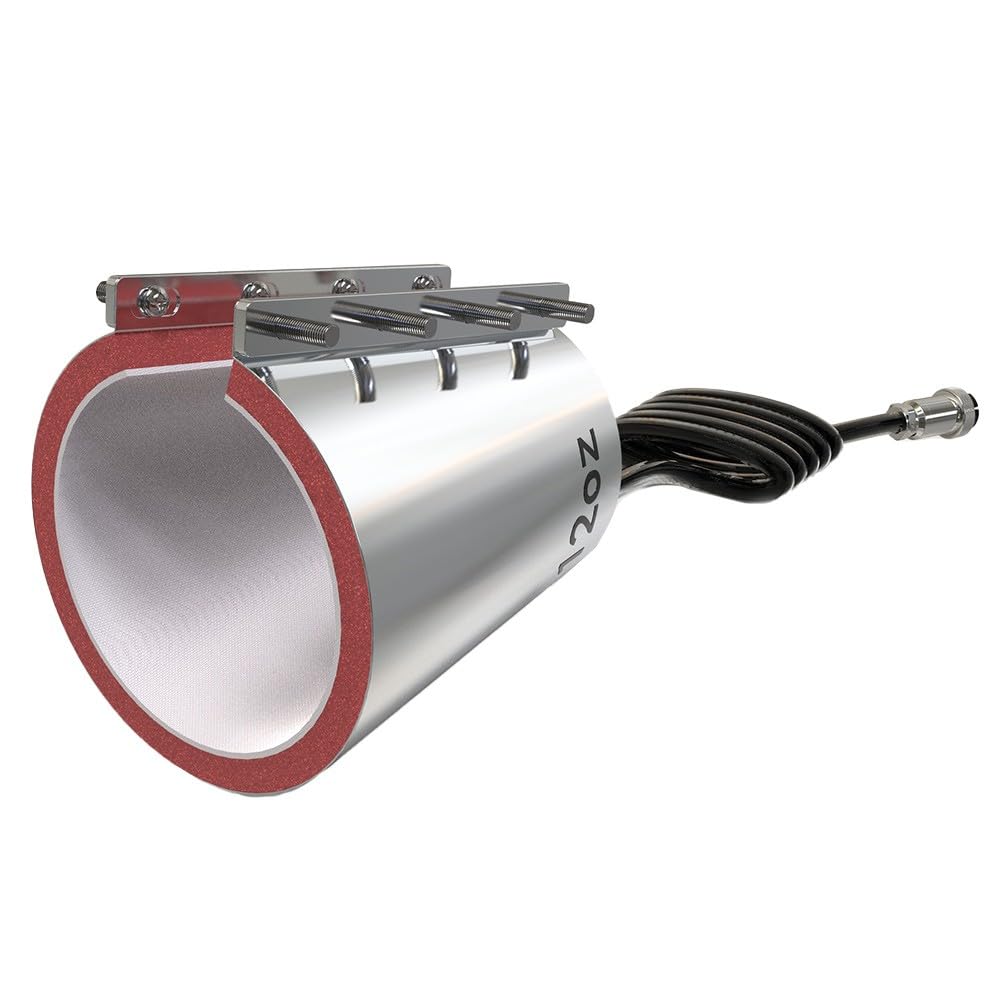 Prensa térmica de silicona para máquina de impresión de tazas, resistente a altas temperaturas (-17.8-204.4 °C), 250-500 W, 230 × 115 mm, mecanizado CNC