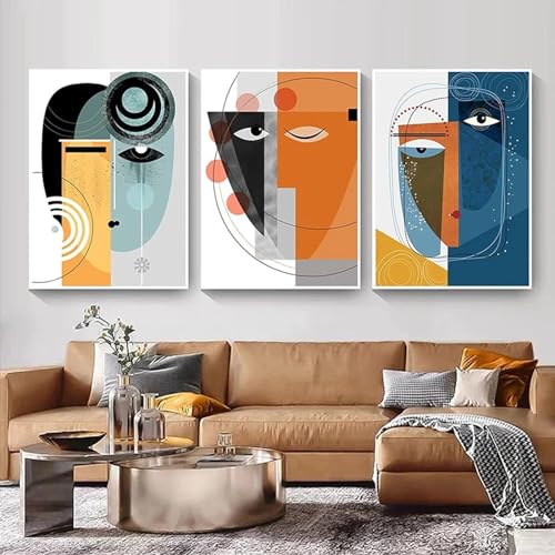Grandes toiles murales pour habiller un grand mur de salon vide 80x110