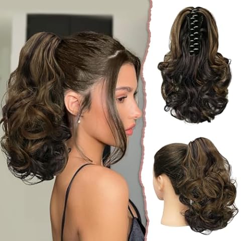 Sofeiyan 11" Claw Clip Ponytail Extension Cover