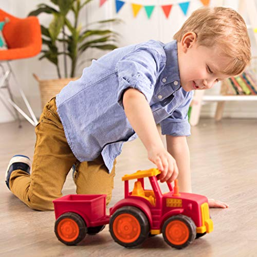 Wonder Wheels Traktor mit Anhänger 31 cm LKW – Kinder Auto Spielzeug Outdoor Sandkasten Sandspielzeug – Fahrzeug für… – Bild 3