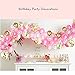 CADNLY Pink Balloons Garland Set - 115-Piece Light Pink, White and Gold Balloon Set for Birthday Party Decorations - Hot and Pastel Pink Latex Baby Girl Baby Shower Supplies - DIY Large Balloon Arch