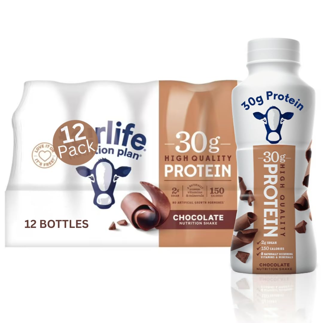 Fair-Iife Nutritios Plan Bebida proteica sabor chocolate ao leite, 12 unidades