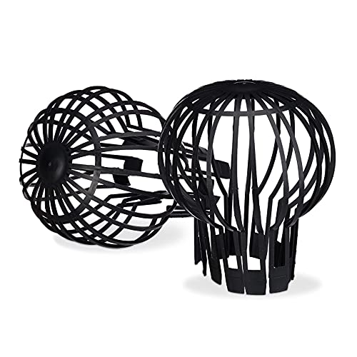 Hsthe Sea Plastic Gutter Guards Downpipe Adjustable Black Filters - Image 4