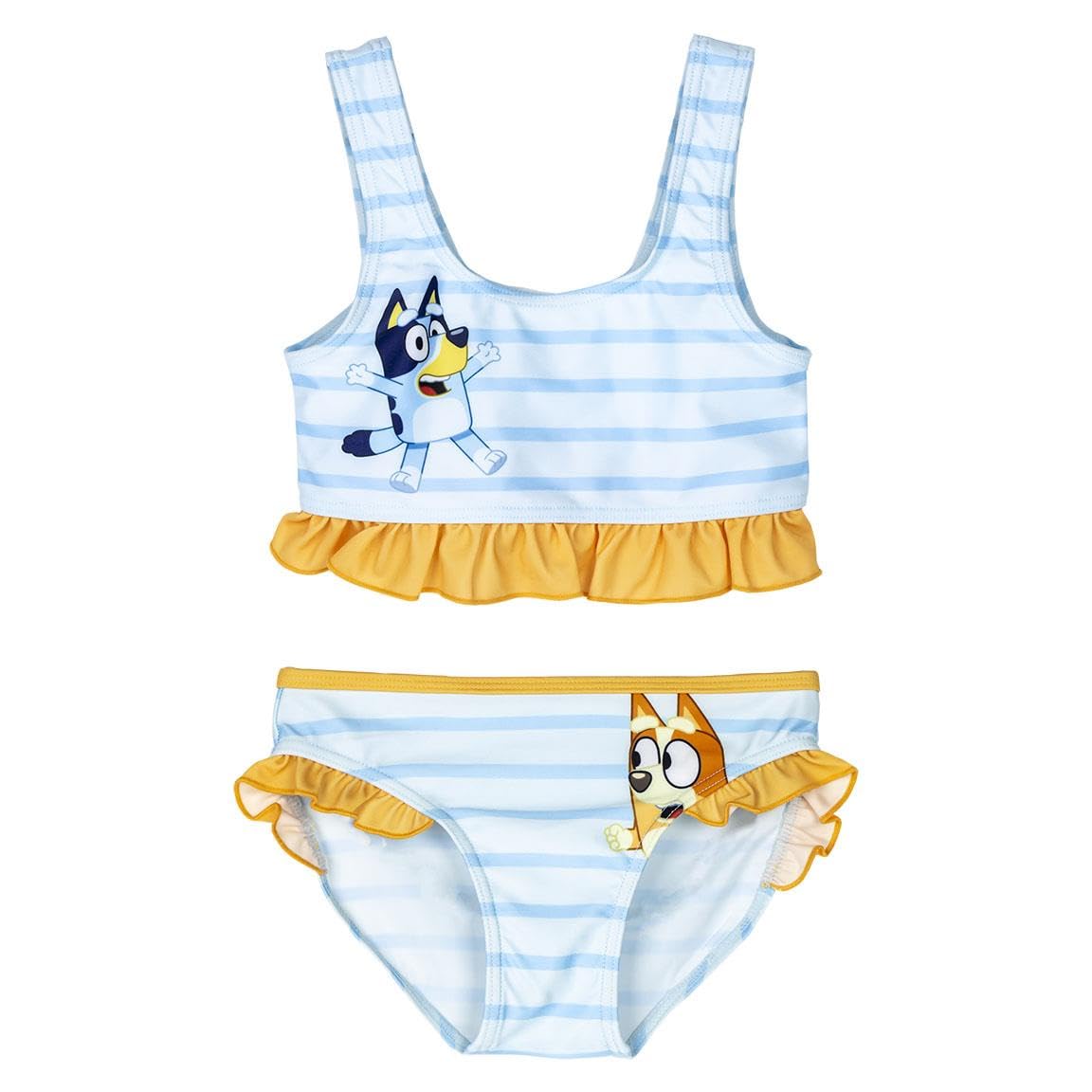 CERDÁ LIFE'S LITTLE MOMENTS Infantil de Bluey Bikini de Dos Piezas para bebés y niños pequeños