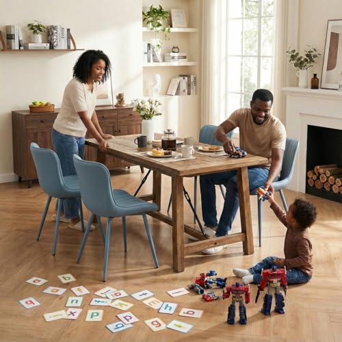 zaki dining chair - beige & oak