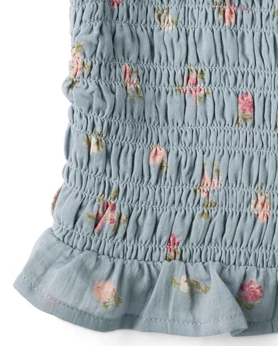 Image of The Children's Place Girls' Smocked Top and Skirt 2 Piece Set