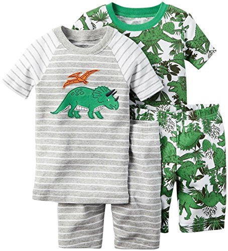 Carter's 4 Pc Cotton ensemble bébé garçon 12 mois pyjama imprimé 321g084