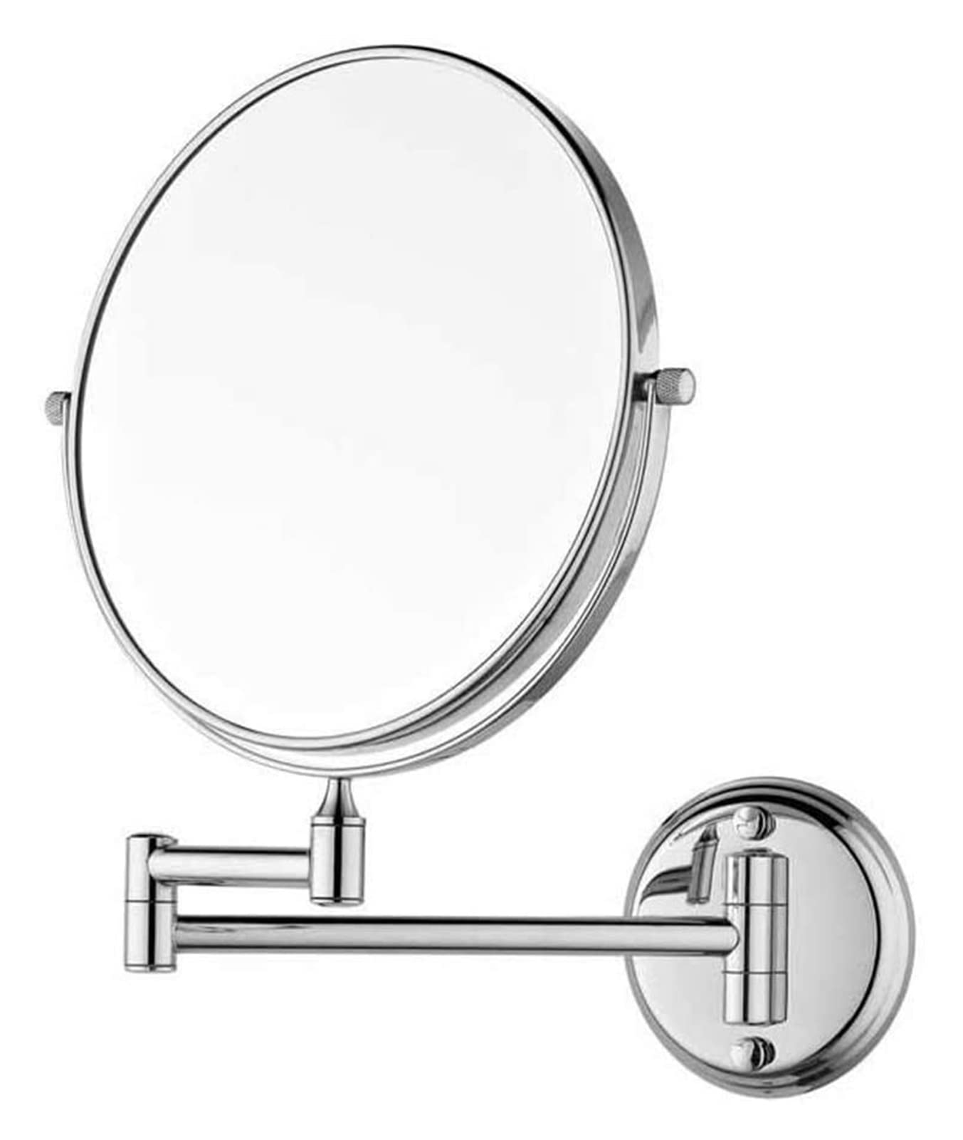 Specchio da bagno pieghevole specchio creativo circolare doppio in