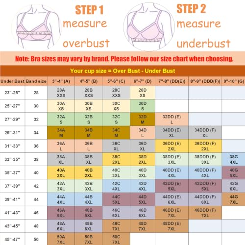 Image of No Underwire Lace Bras for Women Sponge Cup Front Closure Bra for Seniors Plus Size Full Coverage Bra No Wire Bras