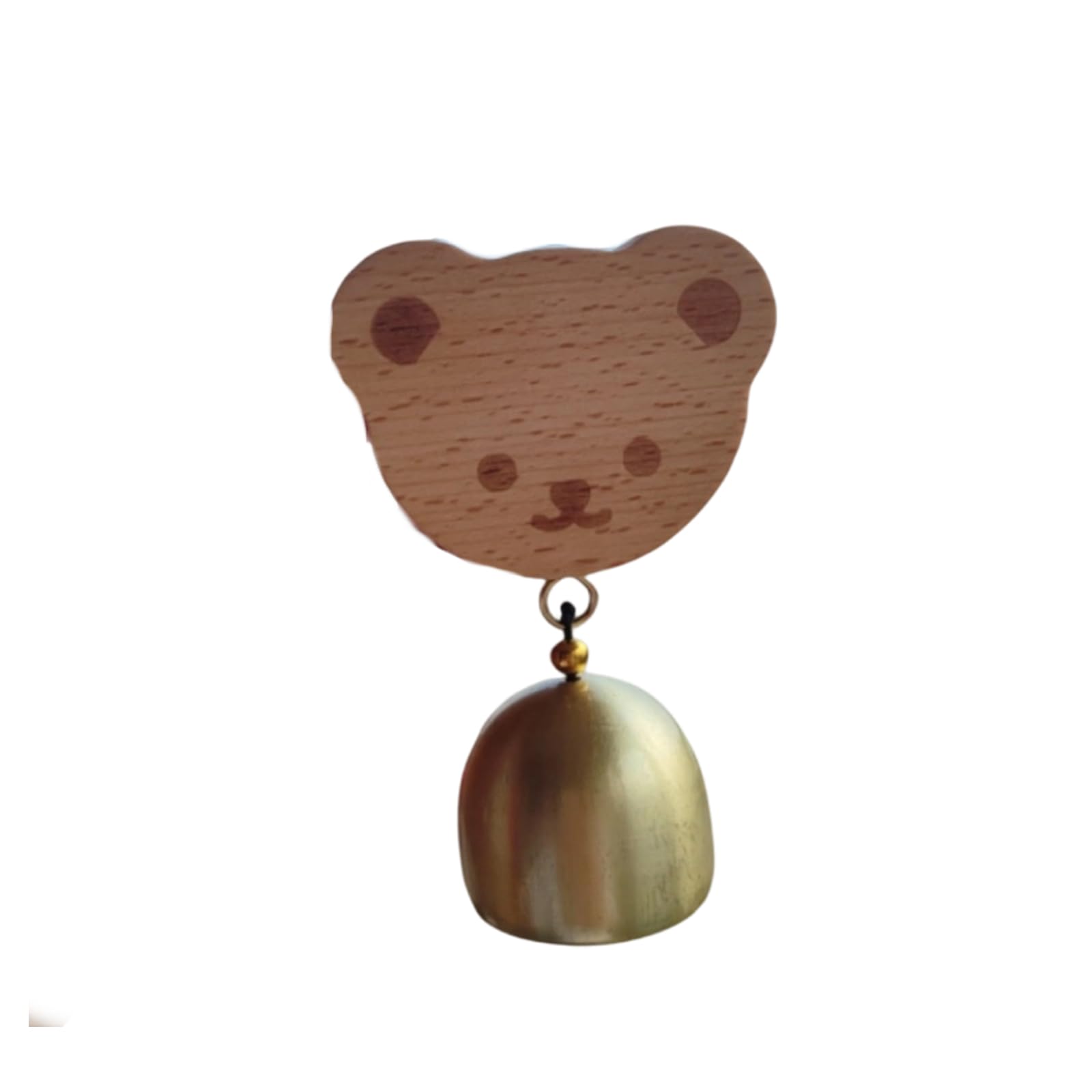 ordinarYone Easy Installation Adhesive Mount Doorbell Wooden Animal Shopkeeper Bells Door Chimes Without Tool Required Simple Setups