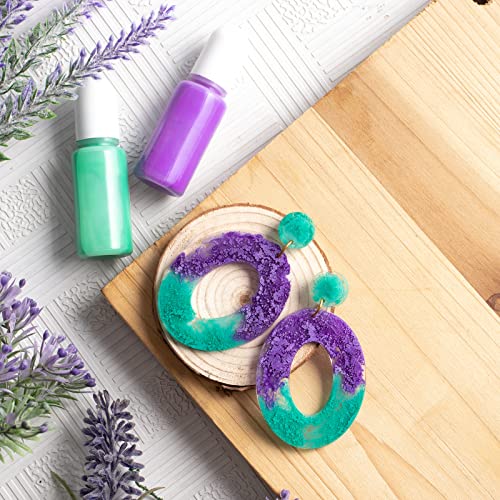 Earring Epoxy Resin Silicone Molds With Hair Clip Set Drop Dangle Stud Jewelry Casting Supplies 19-In-Set #TOP4