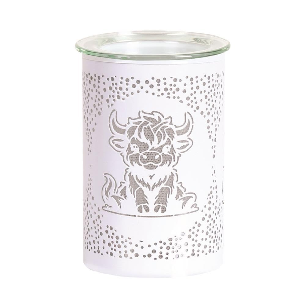 Aroma White Highland Cow Electric Wax Melt Warmer