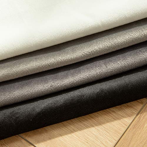 Miulee Pack Of 2 Velvet Pillow Covers Decorative Square Pillowcase Soft Solid Cushion Case For Sofa Bedroom Outdoor 12 X 12 Inch Black #TOP6