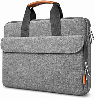 Inateck 13.3 Inch Laptop Briefcase Sleeve Compatible with MacBook Pro 14 2021 M1, MacBook Air 13 M2/M1 2022-2012, MacBook Pro 13 M2/M1 2022-2012, Surface Pro 9/8/X/7/6/5/4/3, MateBook D14 - Grey