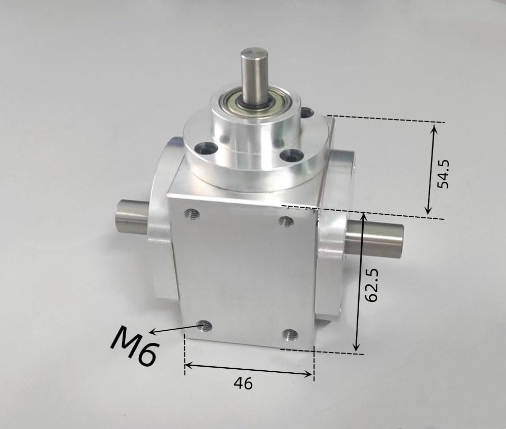 Right Angle Bevel Gearbox, 90 Degree Bevel Gearbox 1 Module 20T