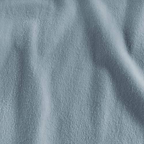 Lane Linen 100% Cotton Flannel Sheets Set - Flannel Sheets Twin, 3-Piece Bed Sheets - Lightweight Bedding,Brushed For Extra Softness,Breathable, 15" Deep Pocket (Fits Upto 17" Mattress) - French Blue #TOP5