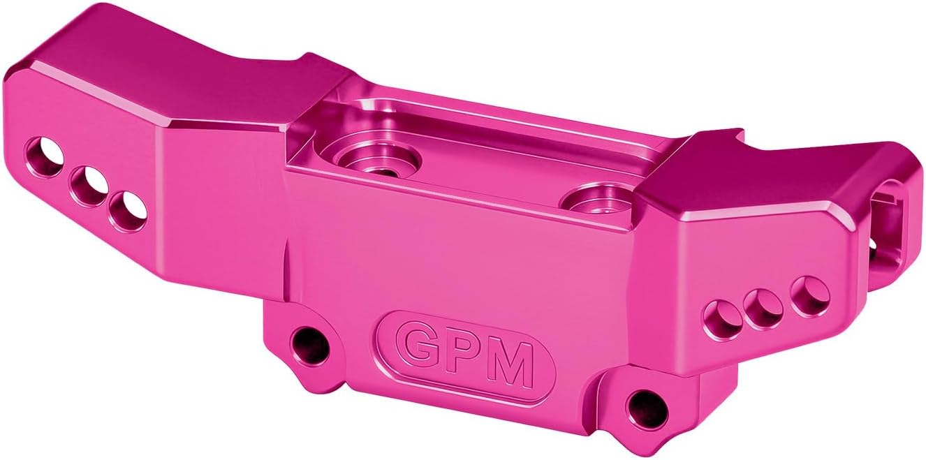 GPM for ARRMA 1/16 Mini Kraton 3S 7075-T6 Aluminum Front Shock Tower CNC Machined Upgrade Parts, RC Car Rear Shock Mount Replacement (Black)