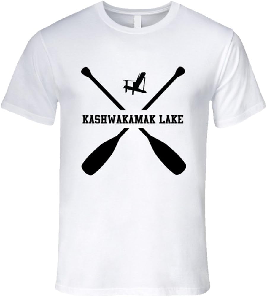 KASHWAKAMAK LAKE Cottage Muskoka Adirondack Chair T Shirt M White KASHWAKAMAK LAKE Cottage Muskoka Adirondack Chair T Shirt M White
