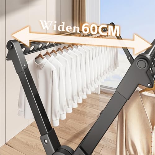 Étendoir à linge en acier inoxydable robuste durable - 5