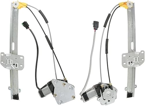 Miniatura 164 de TRQ Juego de regulador de ventana eléctrica delantera y motor compatible con Ford Ranger 1993-2011 1994-2009 Mazda B2300 1998-2001 B2500 1994-2007