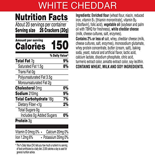 image for Cheez-It Cheese Crackers, Baked Snack Crackers, Bulk Pantry Staples, W