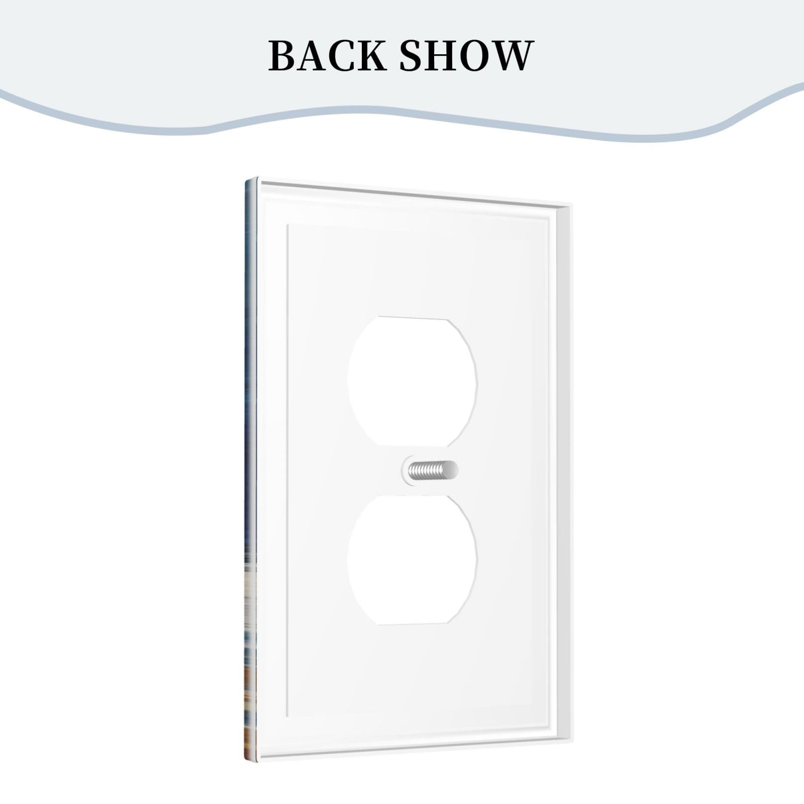 Abstract Sun & Ocean Light Switch Covers - Wall Plates -4