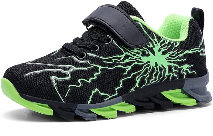Boys Girls Shoes Slip on Kids Sneakers Running Walking Tennis Casual Lightweight Comfortable Non-Slip Breathable Gym Fashion Shoes for Little Kid/Big Kid