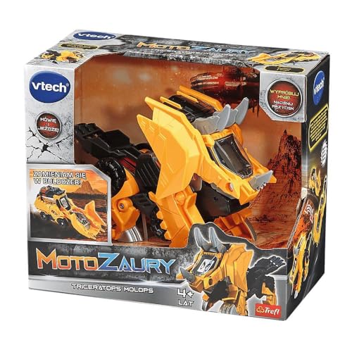 Dinosaure bulldozer VTech interactif 2 en 1 Molops triceratops 4 ans