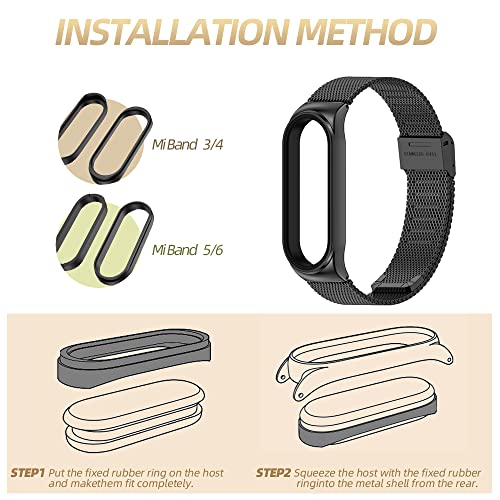 MIJOBS Pulseira para Xiaomi Mi Band 7 Mi Band 6 Mi Band 5 Pulseira de Substituição Respirável para B