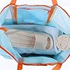 48L Mesh-Strandtasche, Strandtasche XXL Groß Familie Faltbar Ultraleicht Badetasche Durchsichtig mit Reißverschluss Badetasche Damen Wasserdicht für Strand Reisen Einkaufen Sport für Sommer Strand Url #3