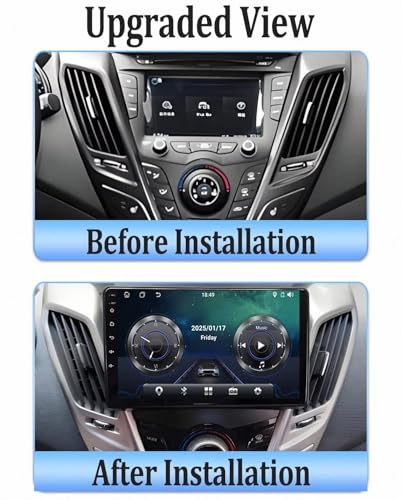 Traceur GPS pour Hyundai Veloster 2011-2017 autoradio Android avec WiFi et Bluetooth