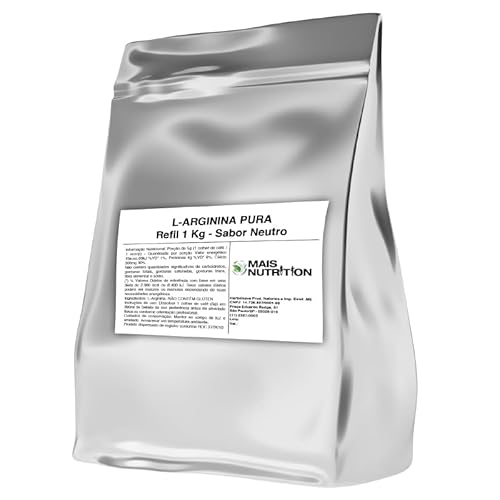 Arginina Po 1Kg 1 Kilo Quilo Mais Nutrition