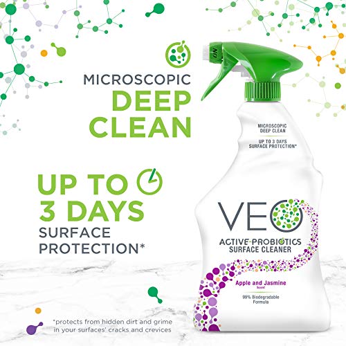 VEO Active Probiotics All Purpose Cleaner Spray, Apple & Jasmine Scent, Apple Jasmine, 22 Fl Oz (Pack of 1) - Thumbnail 5