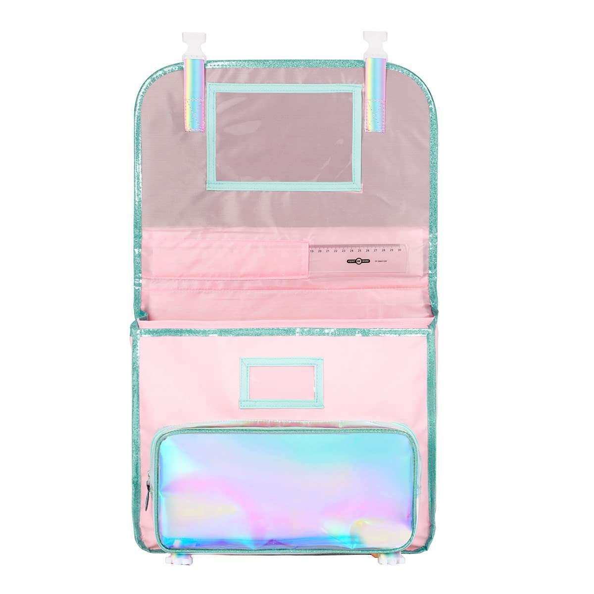 Viquel - Cartable Primaire Bubbles avec Pop-it - Cartable Fille Licorne 2 Compartiments - Rose Sac Scolaire Ergonomique avec Bandes réfléchissantes, Compartiments Multiples