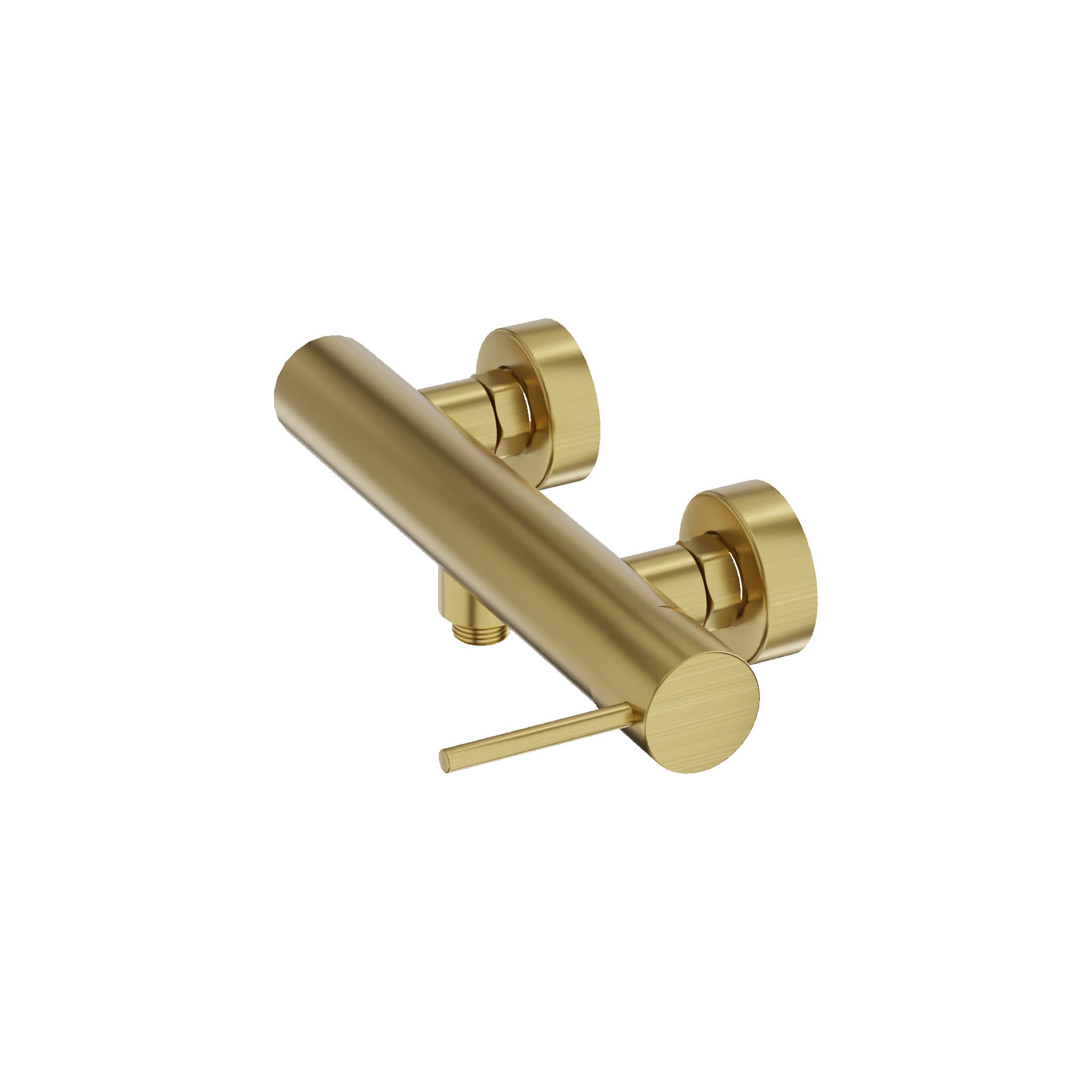 Lavita Orion - Rubinetto doccia in oro spazzolato, con corpo in ottone di alta qualità, design elegante