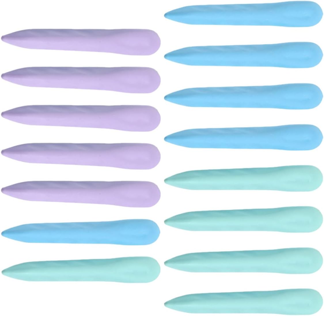 15pcs Macaron Color Long Strip Shape Erasers Soft TPR Material Cute Erasers for Drawing and Office Use Shareable Student Portable Supplies