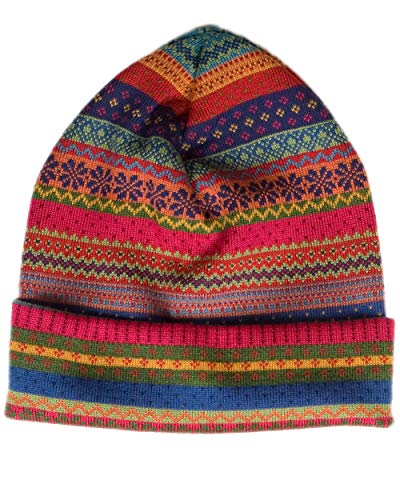 Invero, Merino Mütze Sissi, 100% Wolle (Knall-Bunt) Cover