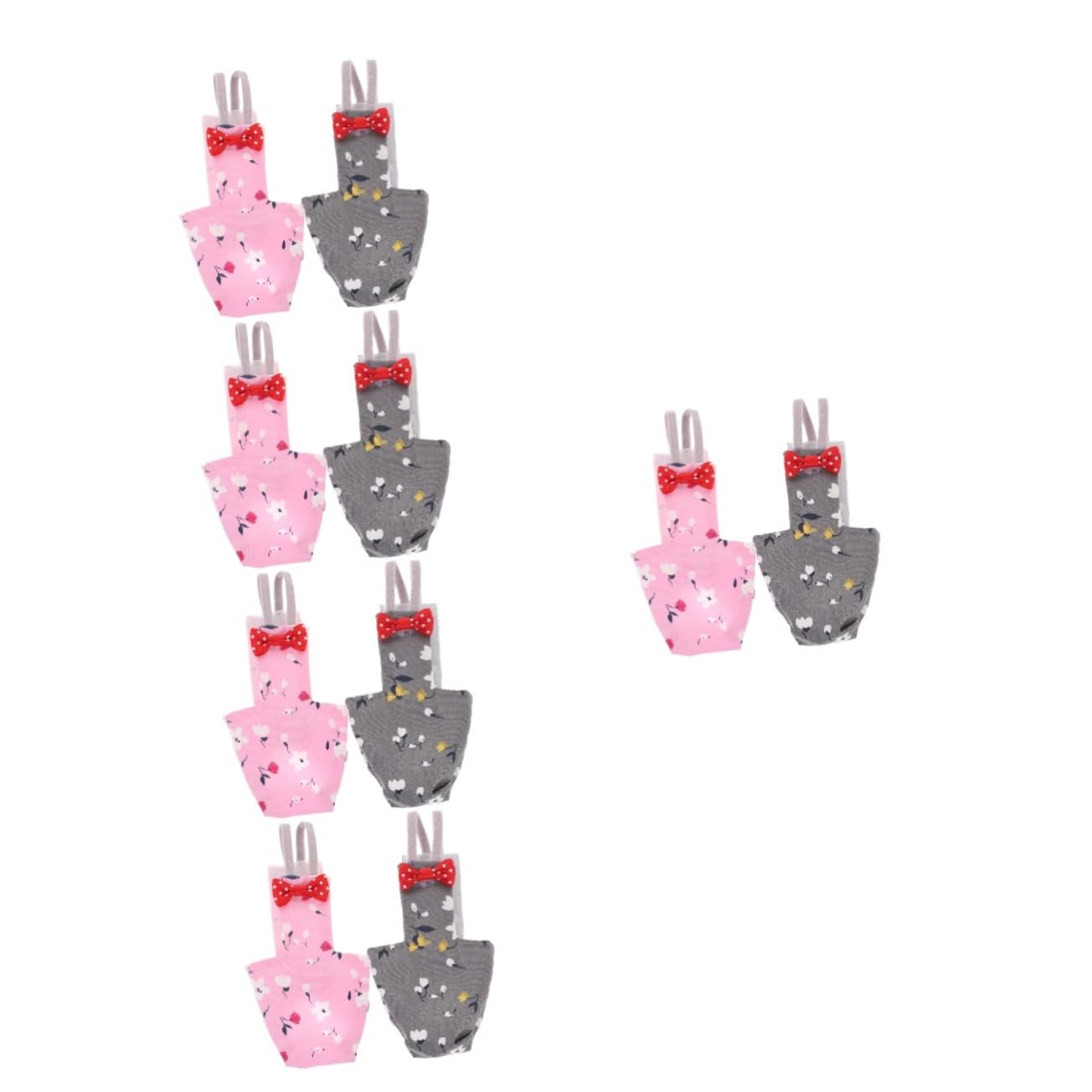 BESPORTBLE 10pezzi Pannolini Per Uccelli Lavabili Abbigliamento Per Pappagalli Design Elegante e Traspirante Accessori Per Gabbia Di Parrocchetti Adatti Per e Uso Quotidiano