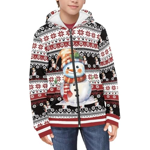 Boys Girls Hoodies Zipper Sweatshirt Long Sleeve Hoodie Sweatshirt with Pockets Pullover Tops Sweaters3