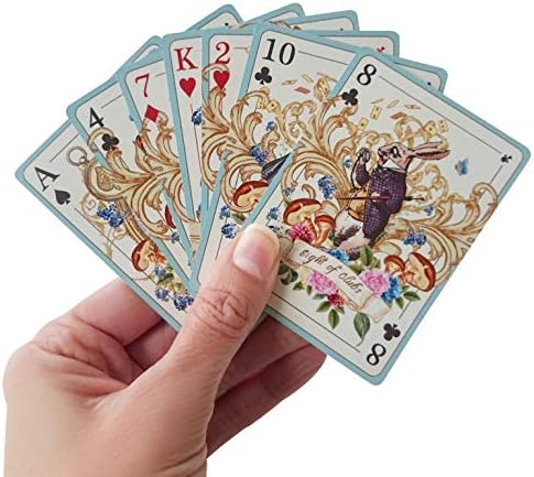 ASVP Shop Alice In Wonderland Playing Cards - Perfect For Themed Parties, Games & Decor