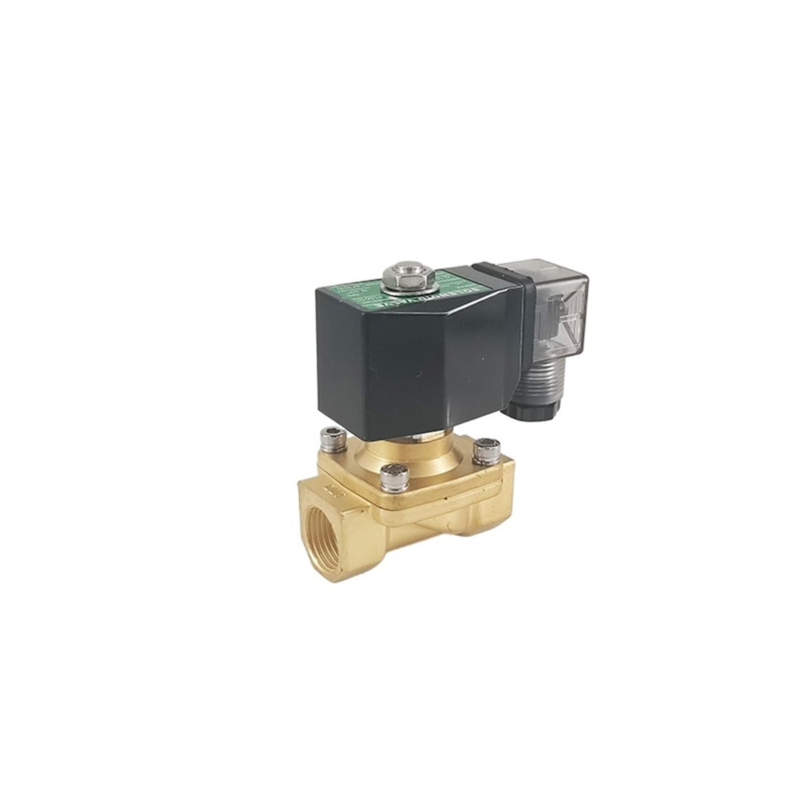 Nageoixsg Ac 110V Ac 220V Direct Acting Brass Solenoid Valve Normally Closed(Ac 110V)