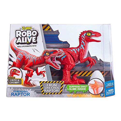 Robô Alive Rampaging Raptor Vermelho - Candide