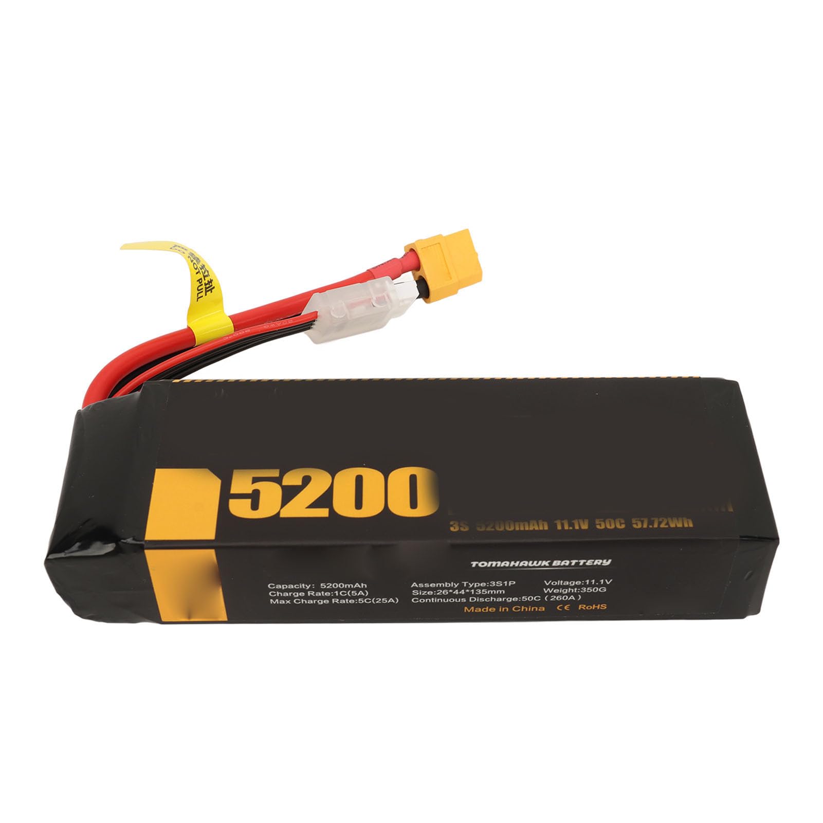 Bateria Lipo do RC 5200mah 50C 11,1V 3S Bateria Lipo do RC Samolot Helikopter Samochód Ciężarówka Model łodzi (XT60)