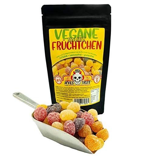 Veganska sura frukter XXL påse med 200 g - sur, läckert