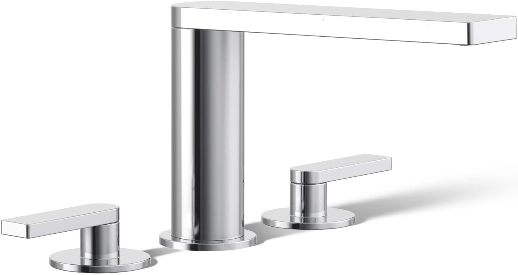 Kohler 73081-4-CP Composed® Deck-Mount Bath Faucet with Lever Handles, Polished Chrome