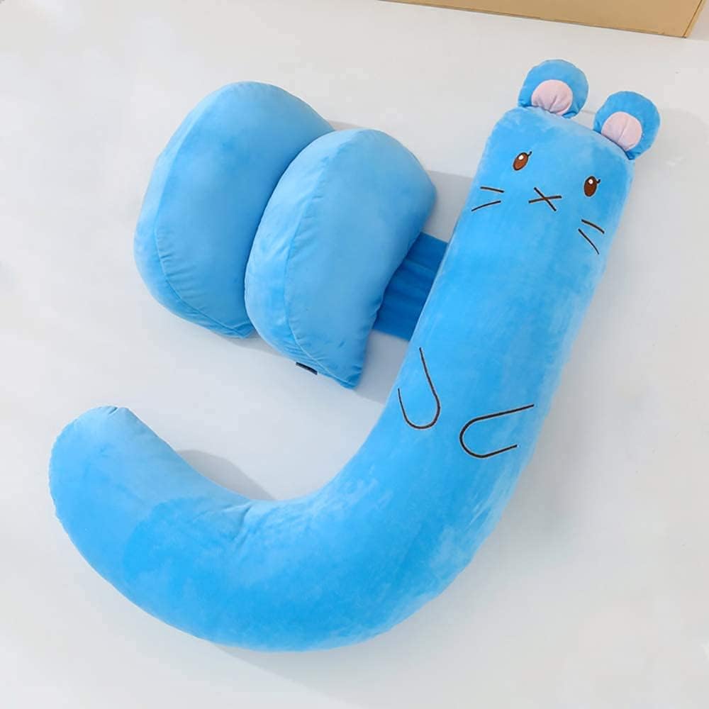 pregnancy pillows for sleeping body pillow for pregnancy Lovely U Shaped Maternity Full Body Side Sleeping Pillow for Women with Hip, Leg, Back Pain, Washable Cotton Cover Included(Color:E)